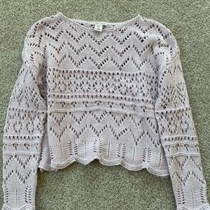 Crochet Sweater Top